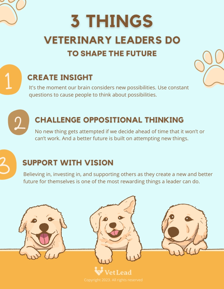 3 Things veterinary leaders do to shape the future
