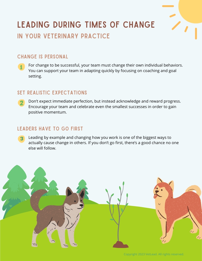 Leading During Times of Change in Your Veterinary Practice Leading During Times of Change in Your Veterinary Practice