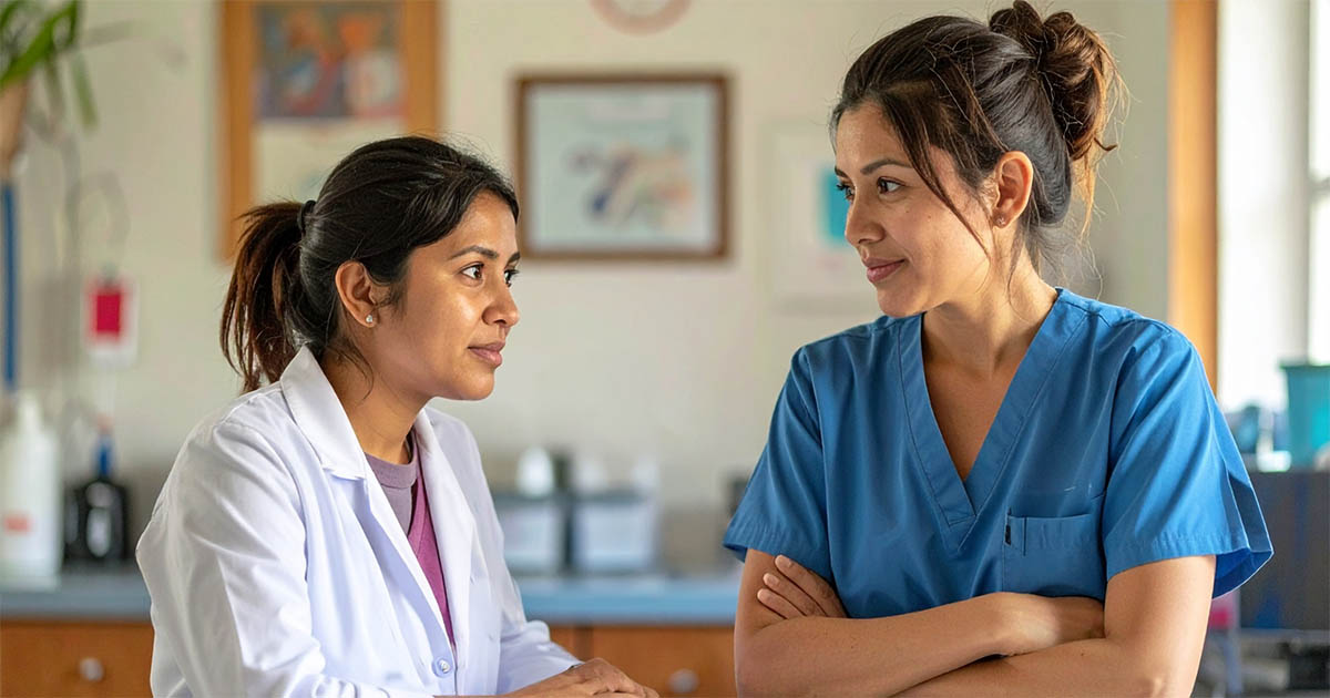 stop asking new veterinary employees how its going