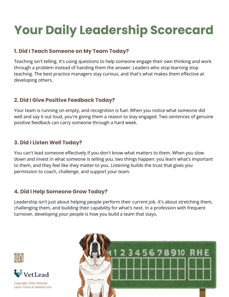 Your Daily Leadership Scorecard - VetLead